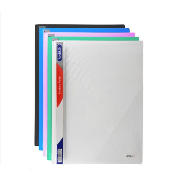 Portfolio/ Presentation File (assorted colors pack of 5)