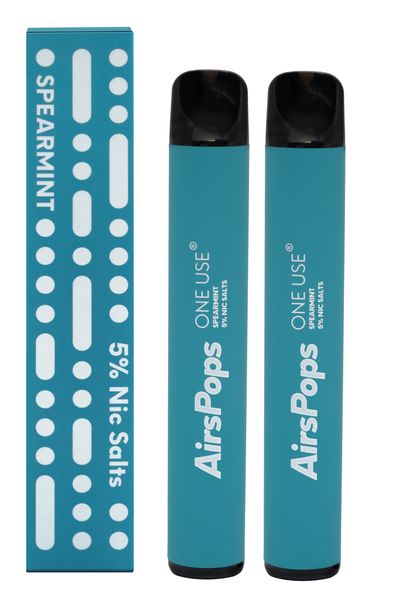 Airscream AirsPops Spearmint Disposable 2 Pack 5% Nic Salts
