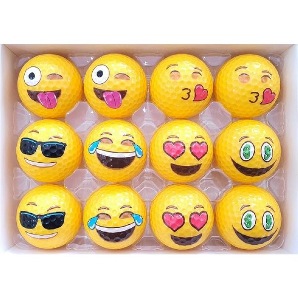 12-Pack Emoji Golfer Novelty Golf Gift for All Golfers