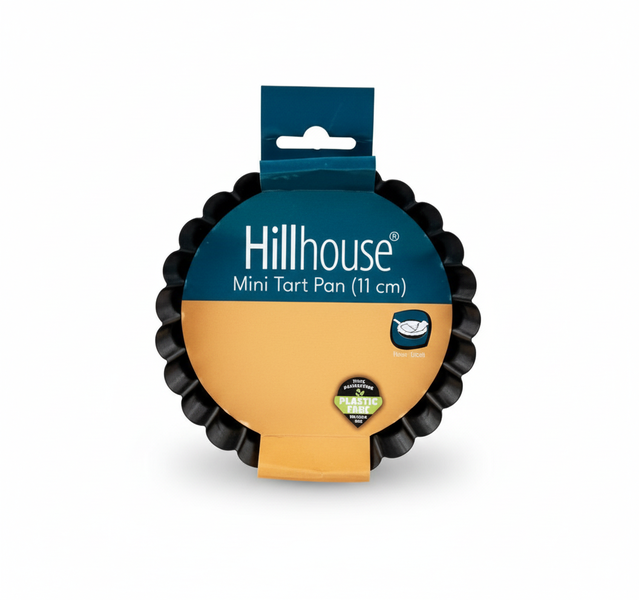 Hillhouse Non-Stick Mini Tart Pan 11 cm for Quiches and Desserts