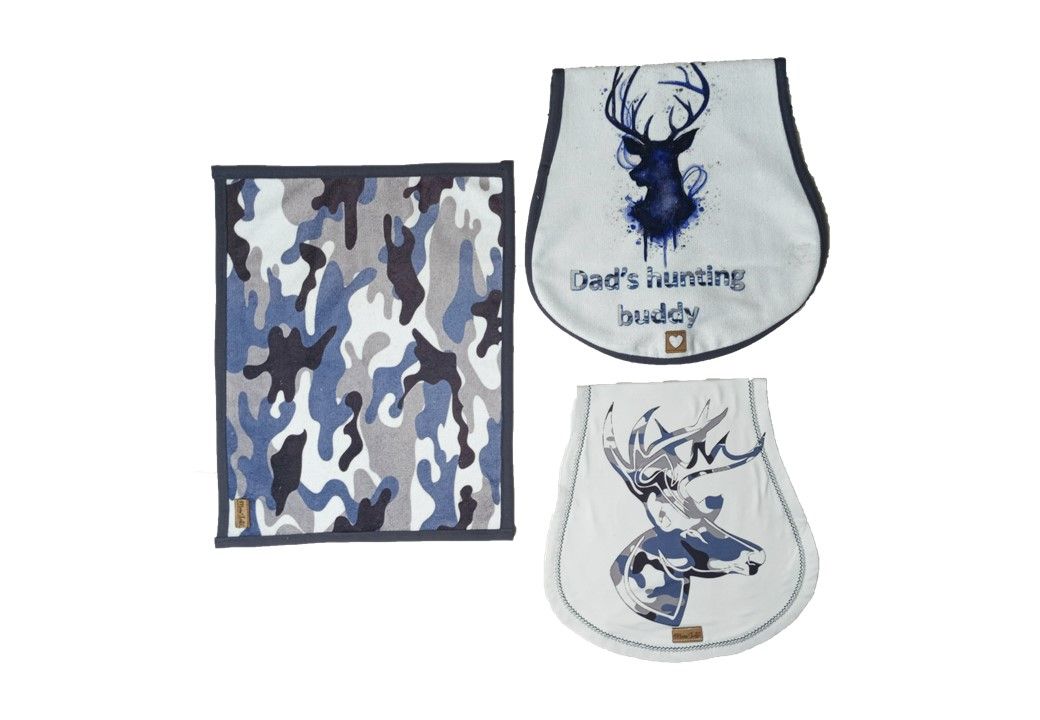 3 Piece Set Burp Cloths - Hunting buddy | Shop Today. Get it Tomorrow ...