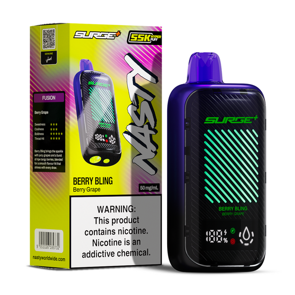 Nasty SURGE 55K Puff Disposable Berry Grape