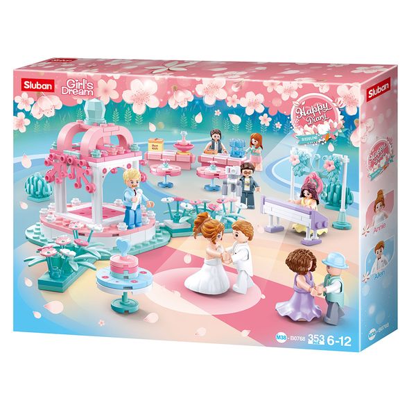 Sluban Building Set: Girl' s Dream Wedding - 353 Pieces