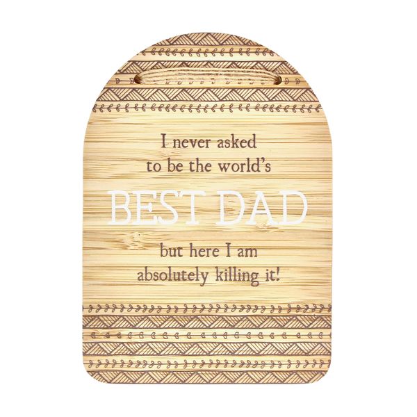 Plaque - World's Best Dad … absolutely killing it!