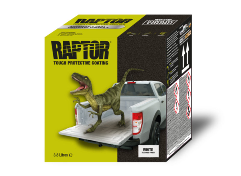 Raptor Protective Coating White 4 Bottle Kit
