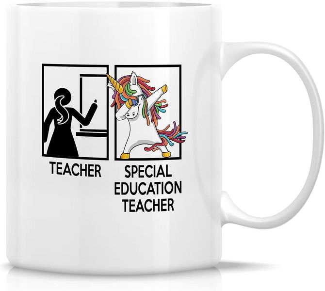 Unicorn Special Education Needs Teacher Christmas Birthday Gift Mug