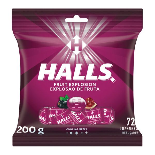 Halls Fruit Explosion - 1 x 72