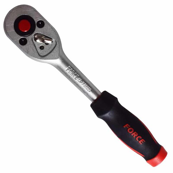 Force 1/4 Dr Ratchet Rubber Ergo Handle L = 155Mm 24 Teeth