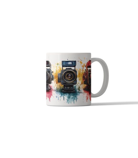 Retro Camera DSG 24 Printed Coffee Mug