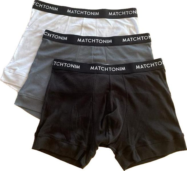 Matchtonim Men's Cotton Boxers - 3 Pack