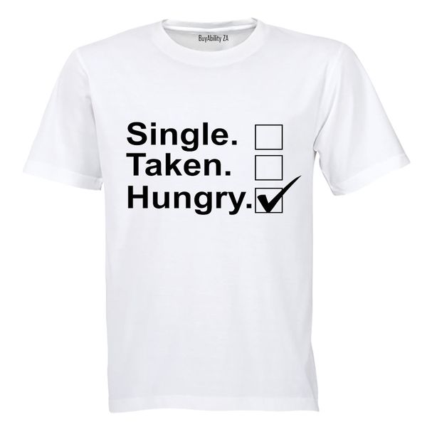 Taken - Hungry - Mens - T-Shirt - White image
