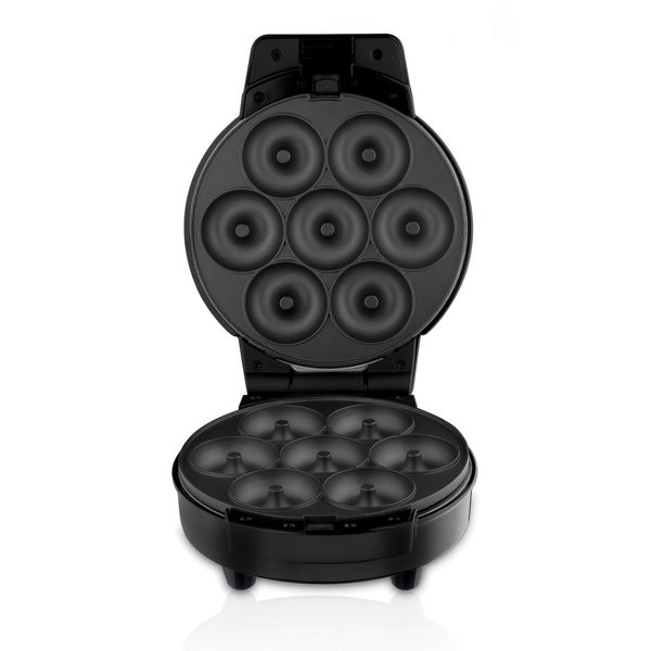 2-in-1 Donut &amp; Cake Maker with Plates - Non-Stick Coating