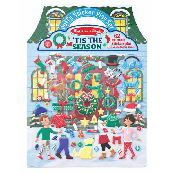 Melissa &amp; Doug Puffy Sticker Play Set - 'Tis the Season