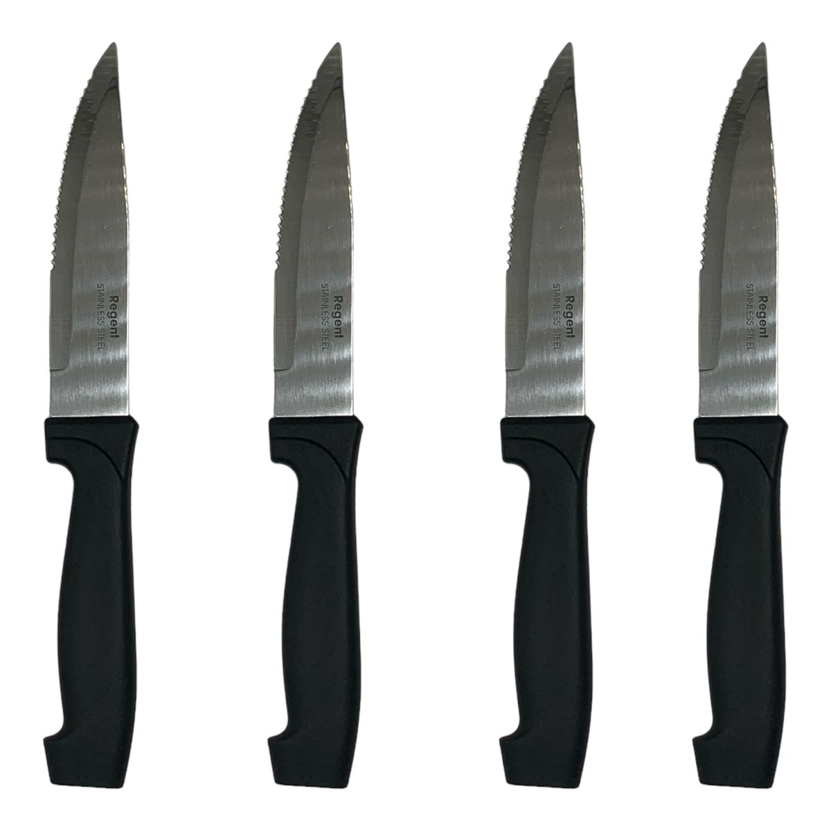 Jumbo Steak Knife 4 Piece With Black Handle Regent Shop Today. Get it