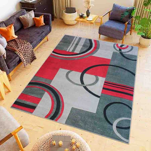Rug 21 Modern 200cm x 150cm - Printed 3D Geometric Design