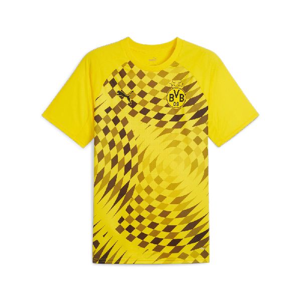 Puma BVB 23/24 Prematch Jersey Cyber Yellow