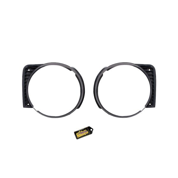Front Outer Left &amp; Right Grille Set + Keyring - Fits VW Golf MK1 (Non-OEM)