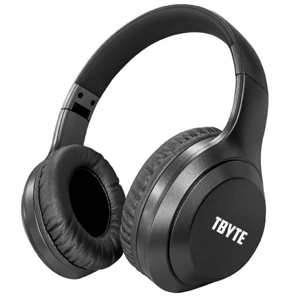 Tbyte Headsets - Bluetooth Headphones - Black Wireless Headphones