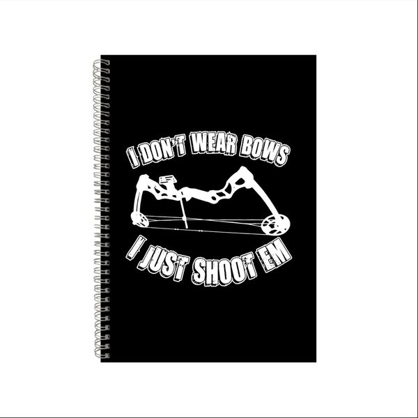 Bow Hunting Notebook Hunter Gift Idea A4 Notepad Pad 25