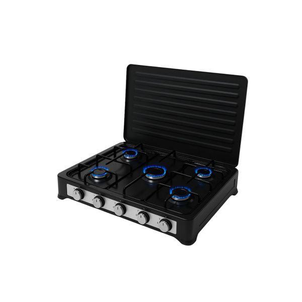 Starlux Deluxe Gas Stove - SGS-6055B (5-Burner)
