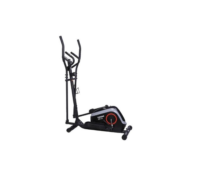 Elliptical Cross Trainer with LCD Display and Adjustable Resistance