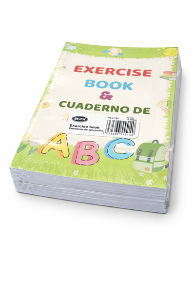 A5 Soft Cover Exercise Notebook - 32 Pages-Pack of 10