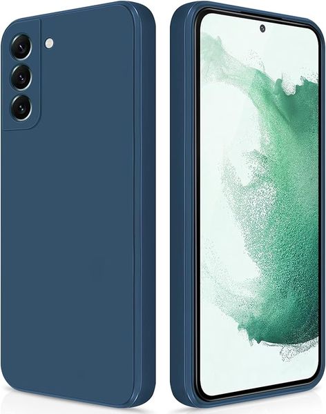 Blue Silicone Phone Case For Samsung Galaxy S22 &amp; S22 Ultra