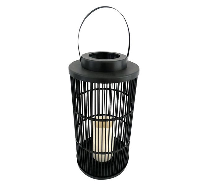 Hand-Held Lantern Black 180 x 180 x 360 mm