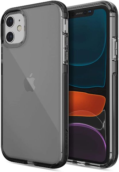 Transparent Black Shockproof case for iPhone 11