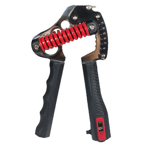 1pc Heavy-Duty Iron &amp; PP Hand Gripper - Adjustable Grip Strength Trainer