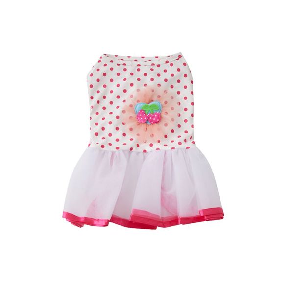 Dog Tutu - Cherries &amp; Hearts - Small