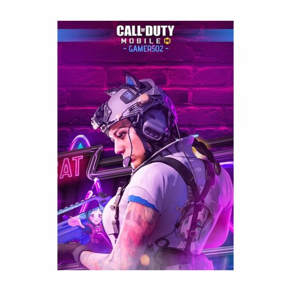 Call Of Duty Mobile GAMER502 Pink - A1 Poster