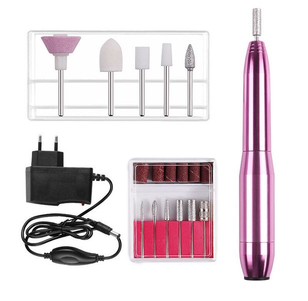 Rose Gold Electric Nail Grinder