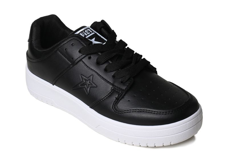Soviet Ladies Emerson PU Lace Up Sneaker - White