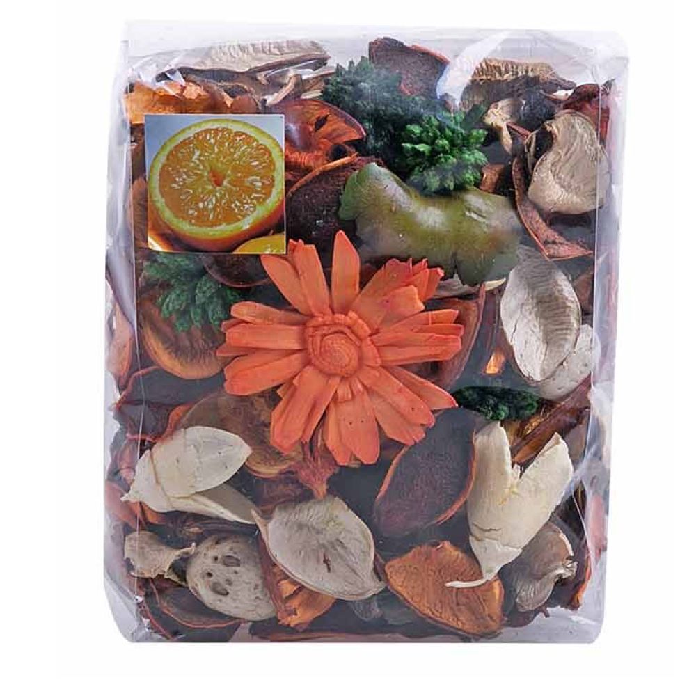 Home Natural Dried Flowers PotPourri Fragrance Sachet (10cm) Orange