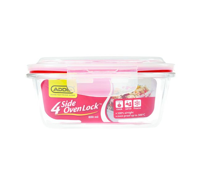 Addis - 4 Side Locked Rectangular Saver - 800ml - Blue
