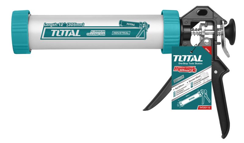 Total Tools 12" aluminum caulking gun