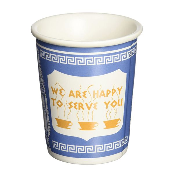 300ml Ceramic Cup We are Happy to Serve You Coffee Cup for Coffee Shop