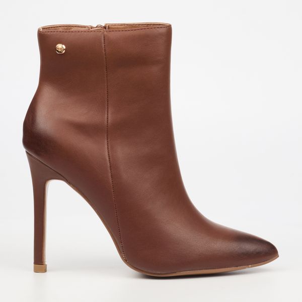 Miss Black Boss 24 Women Faux Ankle Boots - Brown
