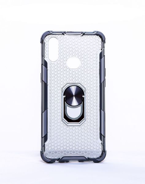 iPhone 11 Shockproof Honeycomb Cover Case with Magnetic Metal Ring
