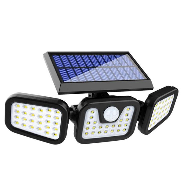 Split Solar Wall Lamp 26 leds left and right , 22in the middle