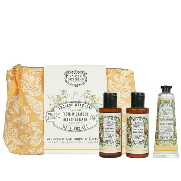Orange Blossom Travel Set - Shower Gel - Body Lotion - Hand Cream