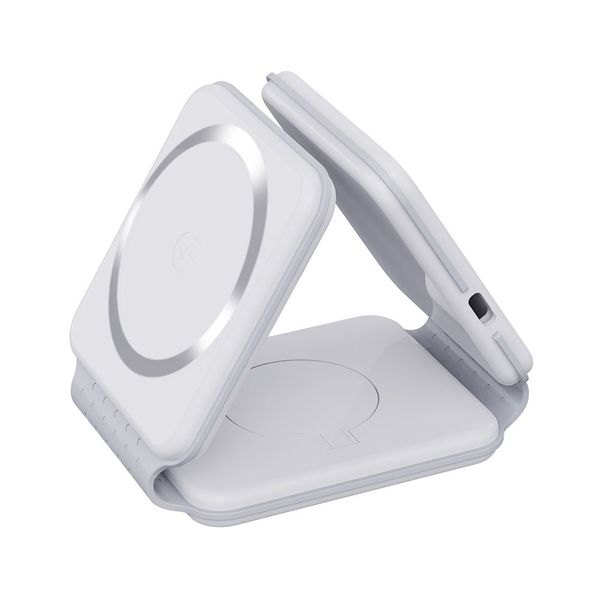 3 in 1 Wireless Charger ,Magnetic Foldable Charging Station