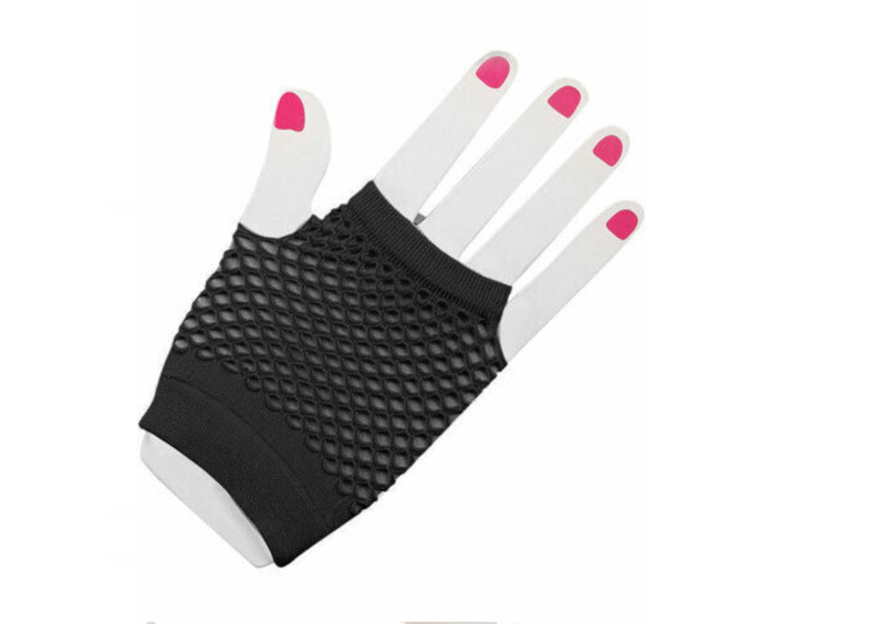 Neon Fishnet Gloves 2pack