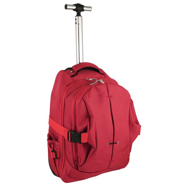 Marco Trolley Laptop Backpack - Red