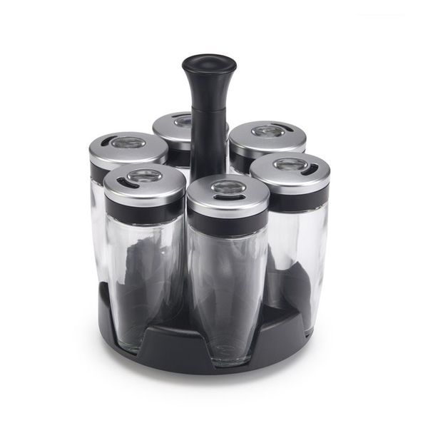 Rotating Spice Jar Set