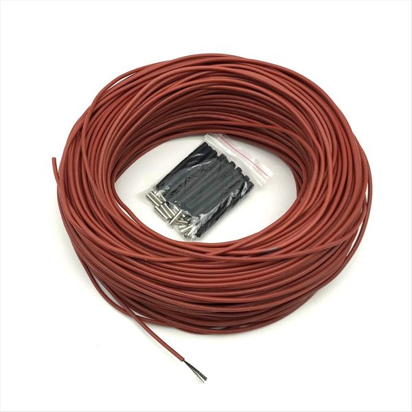 12K HEAT 50M 33 /M Carbon Heating Cable 3MM Floor Warming Wire