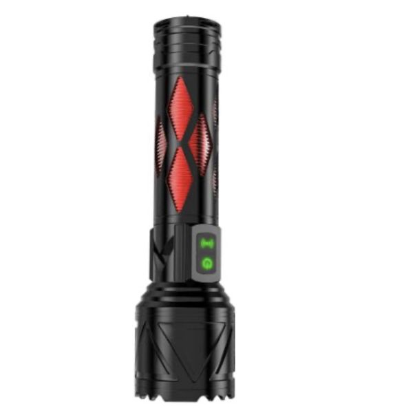 FA-1860 Multifunctional Rechargeable Aluminum Alloy Laser Flashlight
