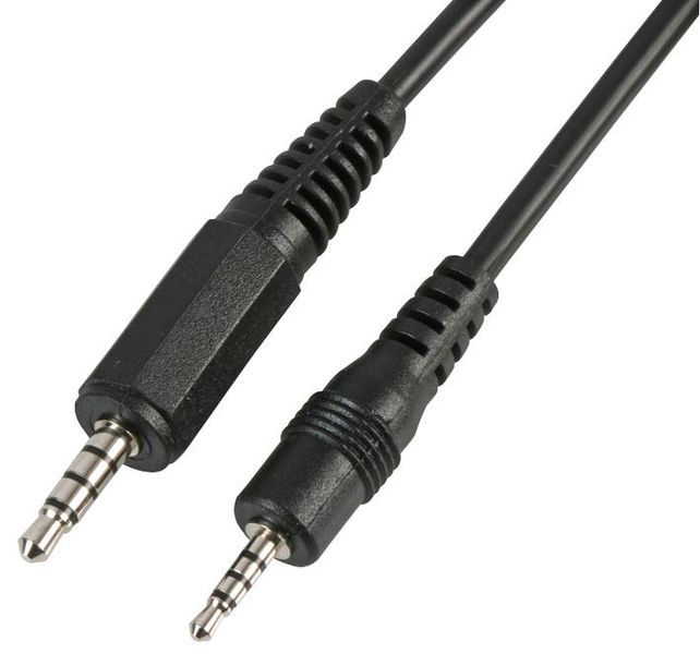 Pro Signal (PSG03748) Cable Assembly, 3.5mm Jack to 2.5mm Jack Plug 1.8m