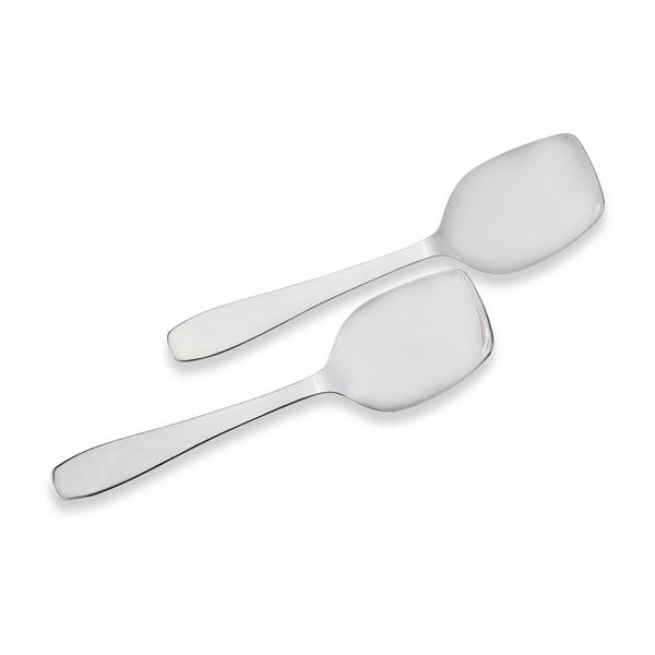 Multipurpose Serving Spoon - Stainless Steel - Silver - 28cm - 2 Pack